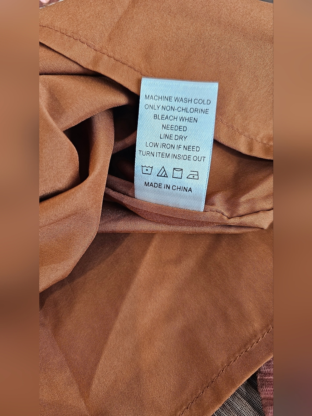 Sadie & Sage Rust Brown Floral Halter Lined Feminin Maxi Dress Junior Sz S & Med - Picture 6 of 8